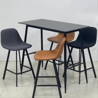 كرسي بار جلد عدة الوان