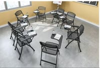 طقم 3 كراسي محاضرات عدة ألوان