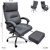 طقم 2كرسي مكتب جلد عدة الوان