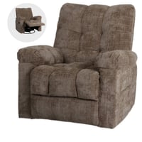 كرسي استرخاء دوار لون بني