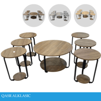 طقم طاولات وسط عدة الوان