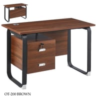 مكتب عمل مع ادراج 100و120 سم عدة الوان