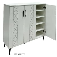 دولاب أحذية بابين وثلاث أبواب عدة ألوان