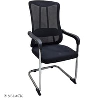 كرسي مكتب ثابت اسود ورمادي