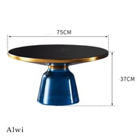 طاولة زجاج بتصميم نورديك