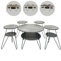 طقم طاولات خدمة عدة ألوان