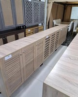 دولاب عدة مقاسات لون خشبي