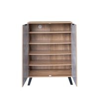 خزانة أحذية بابين عدة الوان