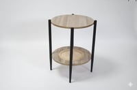 طاولة خدمة خشب وراتان عدة ألوان