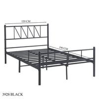 سرير أسود عدة مقاسات