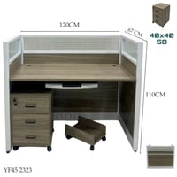 مكتب استقبال 100 او 120 سم عدة الوان