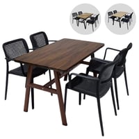 طقم طاوله و4 كراسي عدة الوان