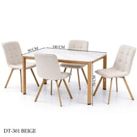 طقم طاولة طعام سيراميك 4و6 كراسي عدة ألوان