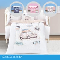 طقم لحاف اطفال 5قطع عدة الوان