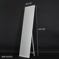 مرايا ستاند اسود وابيض مودرن 160 سم