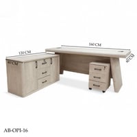 طقم مكتب مع سكرتارية عدة مقاسات