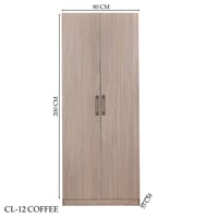 دولاب ملابس لون كوفي عدة مقاسات