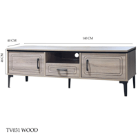 طاولة بلازما لون خشبي 140و160و180و200 سم