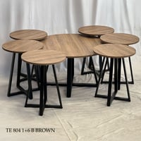 طقم طاولات وسط 6و4 عدة الوان