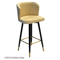 كرسي بار مخمل عدة ألوان