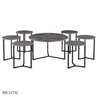 طقم طاولة وسط عدة الوان