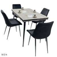 طقم طاولة طعام إستيل 4و6 كراسي عدة ألوان