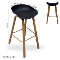 طقم 4 كراسي بار متعدد الألوان