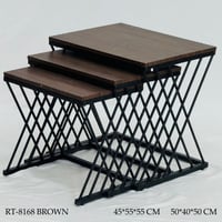 طقم طاولات خدمة مدرج عدة ألوان