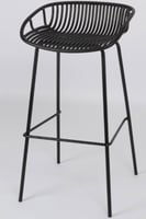 كرسي بار عصري أسود