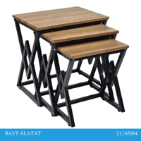 طقم طاولات خدمة عدة الوان