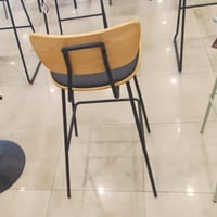 طقم ٢ كراسي بار لون أسود