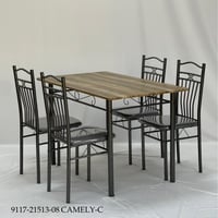 طقم طاولات طعام 4كراسي عدة الوان