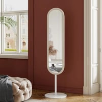 مرايا طويلة بتصميم مودرن لون أبيض