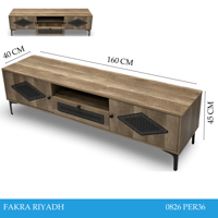 طاولات بلازما راتان 160و180 سم عدة ألوان