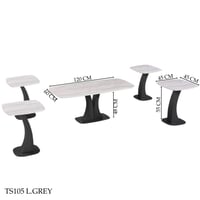 طقم طاولات خشب عدة ألوان