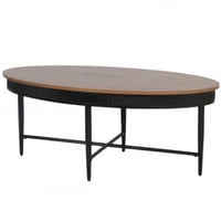 طاولة جوة عالية لون بني فاتح