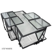 طقم طاولات قزاز وراتان عدة الوان