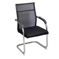 طقم 4 كراسي مكتب أسود