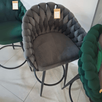 كرسي بار قطيفه مودرن عدة الوان