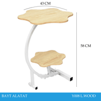 طقم 4 طاولات خدمة عدة الوان