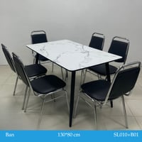 طقم طاولة طعام 6 كراسي عدة ألوان