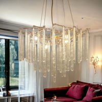 ثريا ذهبي دائري قزاز ثلجي موديل راقي