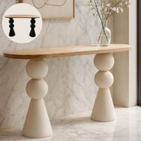 طاولة مدخل خشب عدة ألوان