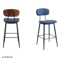 كرسي بار جلد عدة الوان