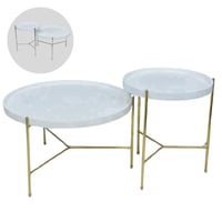 طقم طاولات شاي عدة الوان