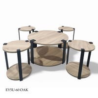 طقم طاولات وسط مودرن عدة الوان