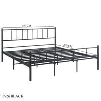 سرير أسود عدة مقاسات