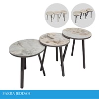 طقم طاولات تركي عدة الوان