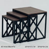 طقم طاولات خدمة مدرج عدة ألوان