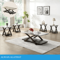 طقم طاولات وسط مودرن عدة الوان